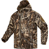 Hunting Jacket for Men Quiet Hunting Camouflage Clothing Hoodie Camo Coat