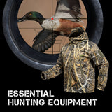 Hunting Jacket for Men Quiet Hunting Camouflage Clothing Hoodie Camo Coat