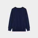 Oversized Lightweight Sweater-Navy