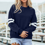 Taylor Striped Oversized Sweatshirt