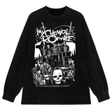 My Chemical Romance Black Parade Oversized T-Shirt Women Punk Emo Rock Tee