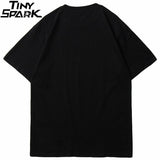 Hip Hop T Shirt Men Streetwear Harajuku Washed Tshirt Reddemption Angel Summer Short Sleeve T-Shirt Cotton Fashion Tops Tee