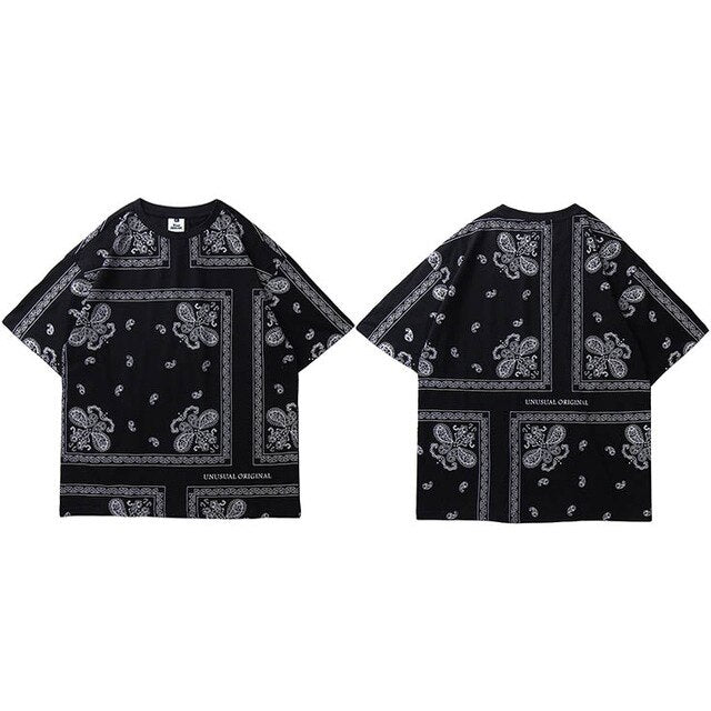 Vintage Retro Streetwear  Men T Shirt Hip Hop Oversize Tshirt Short Sleeve Summer Cotton Harajuku T-Shirt Casual Loose Tees