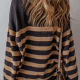 Adeline Stripe Oversized Sweater