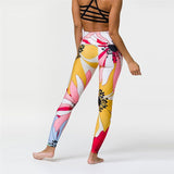 Backless Yoga Set Sport Set Women Print