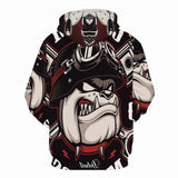 Hoodie 3D Animal — Streetwear Hip Hop