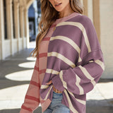 Araya Stripe Oversized Sweater