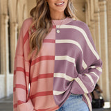 Araya Stripe Oversized Sweater