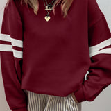 Taylor Striped Oversized Sweatshirt