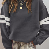 Taylor Striped Oversized Sweatshirt