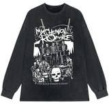 My Chemical Romance Black Parade Oversized T-Shirt Women Punk Emo Rock Tee