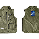 Vintage Letter Embroidered Mens Cargo Vests Streetwear 2019 Hip Hop Sleeveless Tops Harajuku Multi Pockets Coats