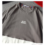 Men's Cotton Fashion T-shirt Mens Summer Patchwork Tshirts 5XL Casual T shirt With Pocket Tee Man Oversized Top & Tee Streetwear