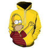 Hoodie Simpsons — Unissexo Outono/Inverno