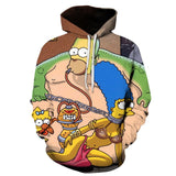 Hoodie Simpsons — Unissexo Outono/Inverno