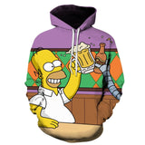 Hoodie Simpsons — Unissexo Outono/Inverno