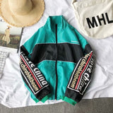 Jacket Men Windbreaker Autumn Hip Hop Couple Thin Jacket Windbreaker Patchwork Multi Pockets Casual Track Coat Streetwear