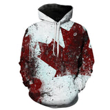 Hoodie 3D Bandeira Rússia — Oversized