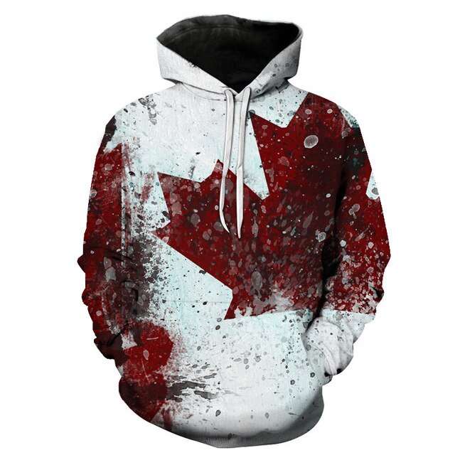 Hoodie 3D Bandeira Rússia — Oversized