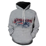 Hoodie 3D Bandeira Rússia — Oversized