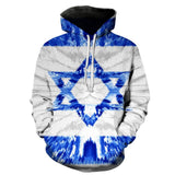 Hoodie 3D Bandeira Rússia — Oversized