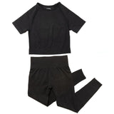 Yoga Sets 2 Piece Women Sport Outfits Workout Sets Exercise Sportswear Gym Jogger Actiivewear Running Suits Fitness Clothes