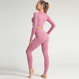 Yoga Sets 2 Piece Women Sport Outfits Workout Sets Exercise Sportswear Gym Jogger Actiivewear Running Suits Fitness Clothes