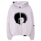 Hoodies Men Gothic Punk Boy Zipper Outwear Rock Cool Hipster Coats Casual Harajuku  Hip Hop Oversized Couple Streetwear