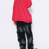 Hoodies Men Gothic Punk Boy Zipper Outwear Rock Cool Hipster Coats Casual Harajuku  Hip Hop Oversized Couple Streetwear